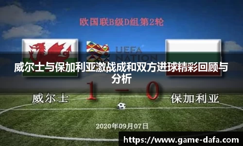 威尔士与保加利亚激战成和双方进球精彩回顾与分析