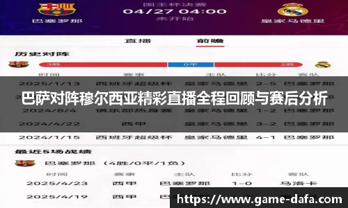 巴萨对阵穆尔西亚精彩直播全程回顾与赛后分析
